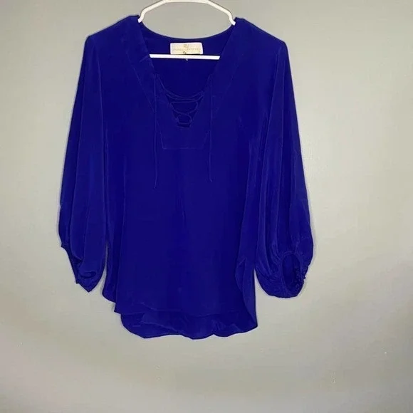AMANDA uprichard 100% silk blouse size small - Picture 2 of 7